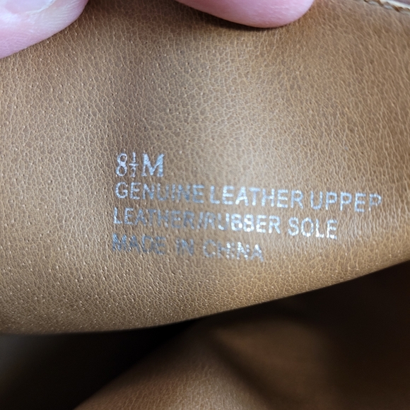 Halogen Keri tall women's knee high riding boots soft leather Pull-on in cognac - Picture 13 of 15